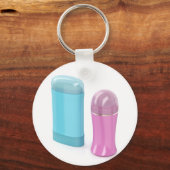 Roll-on en stick antitranspirerende deodorantia sleutelhanger (Voorkant)