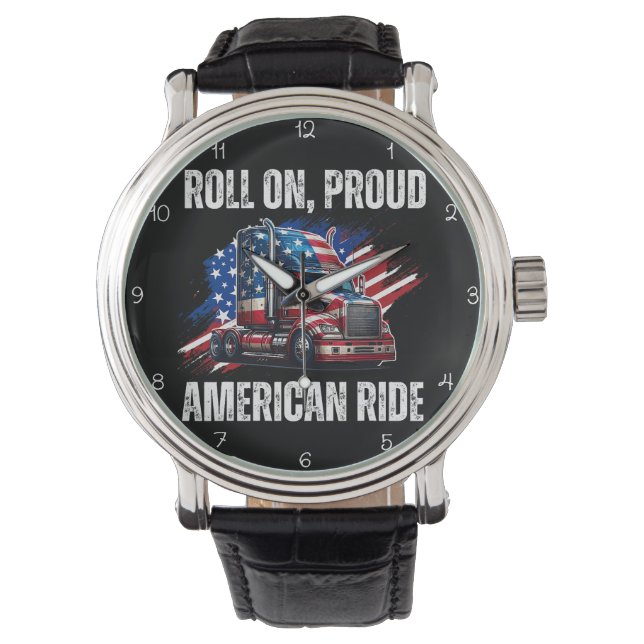 Roll On, Proud American Ride Horloge (Voorkant)