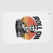 Roll On Skeleton Nurse – Dark Humor Healthcare VIB Golfhanddoek (Horizontaal)