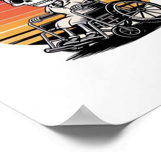 Roll On Skeleton Nurse – Dark Humor Healthcare VIB Poster (Hoek)