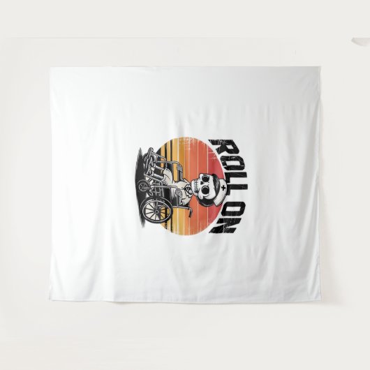 Roll On Skeleton Nurse – Dark Humor Healthcare VIB Wandkleed (Voorkant (horizontaal))