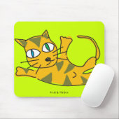 Roll over Cat Mousepad Muismat (Met muis)