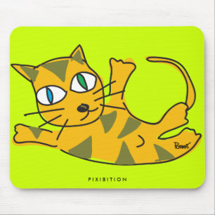 Roll over Cat Mousepad Muismat
