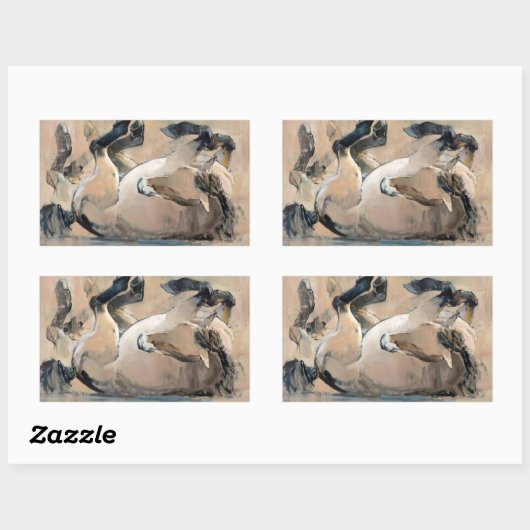 Roll Rechthoekige Sticker (Vel)