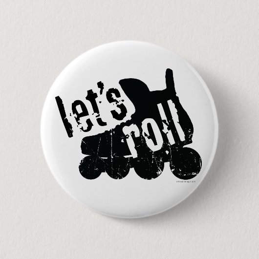 Roll (Roller Hockey) Ronde Button 5,7 Cm (Voorkant)