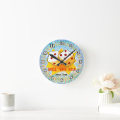 Roll The Dice Clock Ronde Klok (Huis)
