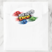 Roll the Dice Motion Sticker (Tas)