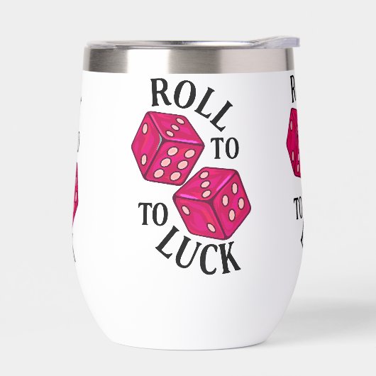 Roll to Luck - Neon Dice Mok (Links)