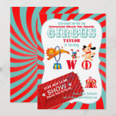 ROLL UP CIRCUS 2e verjaardag Boy Girl Greatest Sho Kaart (Voorkant / Achterkant)