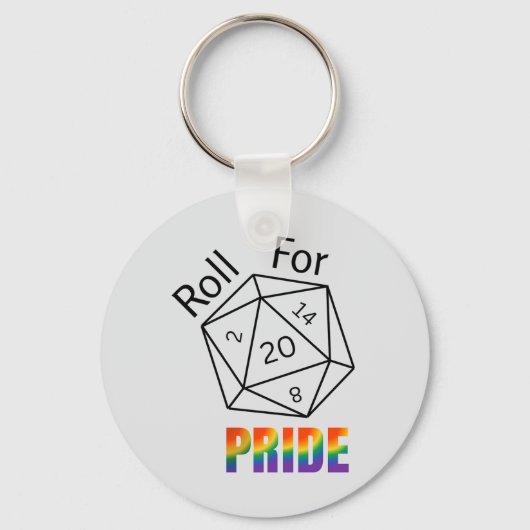 Roll voor Pride Sleutelhanger (Voorkant)