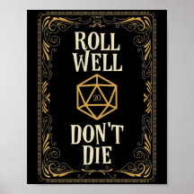 Roll Well Dont Die D20-desktop, kritisch hit