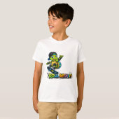 Roll With It Skateboarding Schildpad T-Shirt (Voorkant volledig)