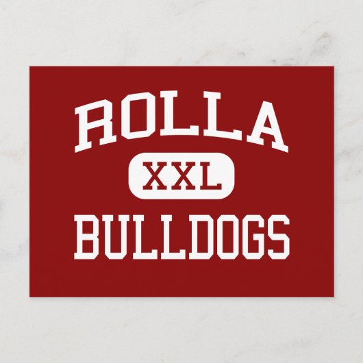 Rolla - Bulldogs - High School - Rolla Missouri Briefkaart (Voorkant)