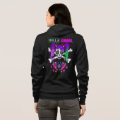 Rolla Grrl Punk Rock Roller Girl hoodie (Achterkant volledig)