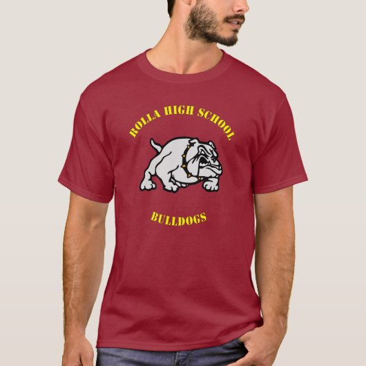 Rolla High School Bulldogs T-shirt II (Voorkant)