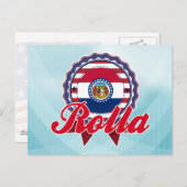 Rolla, MO Briefkaart (Voorkant / Achterkant)