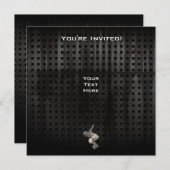 Rollblading; Koel zwart Kaart (Voorkant / Achterkant)