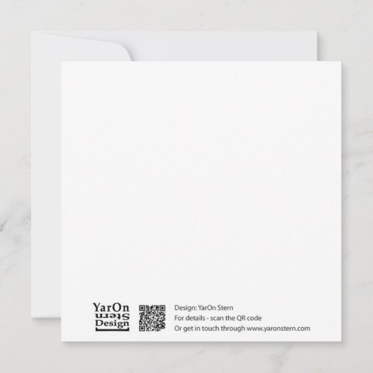 Rolled Magazine Paper Narwhal Wenskaart Notitiekaartje (Achterkant)