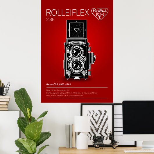 Rolleiflex 2,8F Poster (Thuiskantoor)