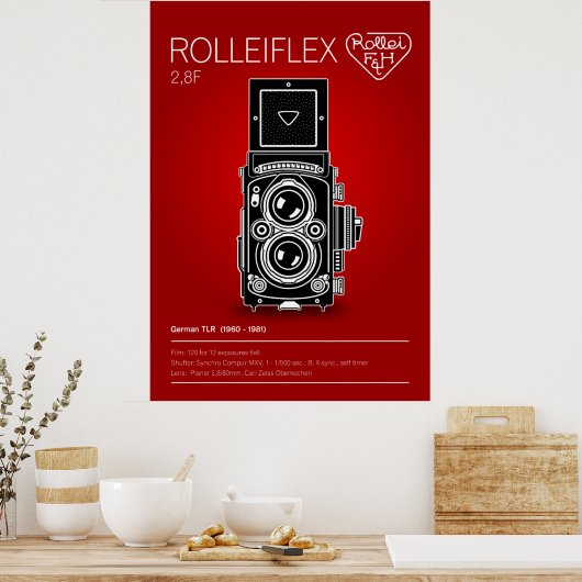 Rolleiflex 2,8F Poster (Keuken)