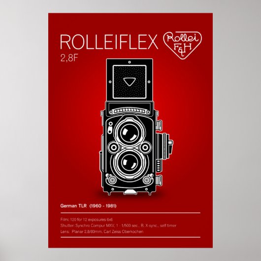 Rolleiflex 2,8F Poster (Voorkant)
