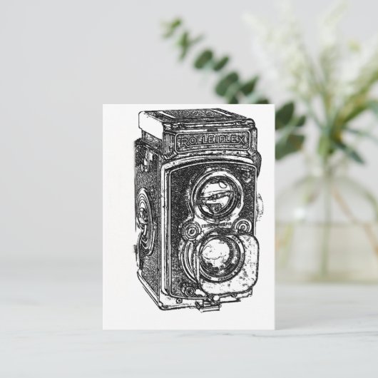  Rolleiflex Camera Briefkaart (Staand voorkant)
