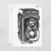  Rolleiflex Camera Briefkaart (Voorkant / Achterkant)