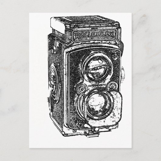  Rolleiflex Camera Briefkaart (Voorkant)