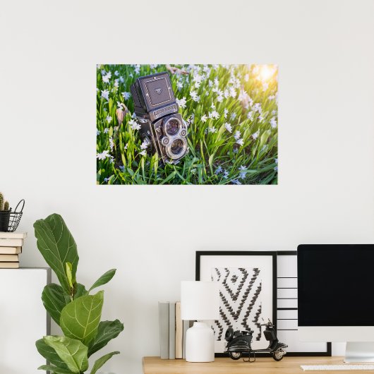Rolleiflex-camera Poster (Thuiskantoor)