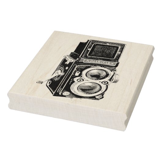 Rolleiflex Medium Format Camera Art Stamp Rubberstempel (Stempel)