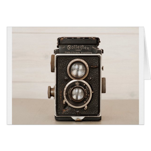  Rolleiflex Twin-lenscamera (Voorkant Horizontaal)