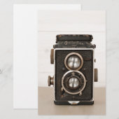  Rolleiflex Twin-lenscamera Briefpapier (Voorkant / Achterkant)
