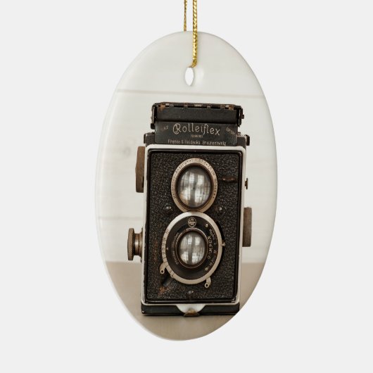  Rolleiflex Twin-lenscamera Keramisch Ornament (Rechts)