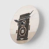 Rolleiflex Twin-lenscamera Ronde Klok (Hoek)