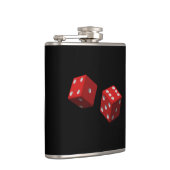 Roll'Em Red Dice Six one Seven Las Vegas Craps Heupfles (Rechts)