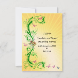 Rollen en Vlinders RSVP Kaartje
