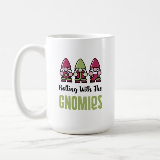 Rollen met de Gnomies Coffee Mok (Links)