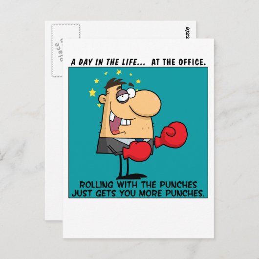 Rollen met de Punches Briefkaart (Voorkant / Achterkant)