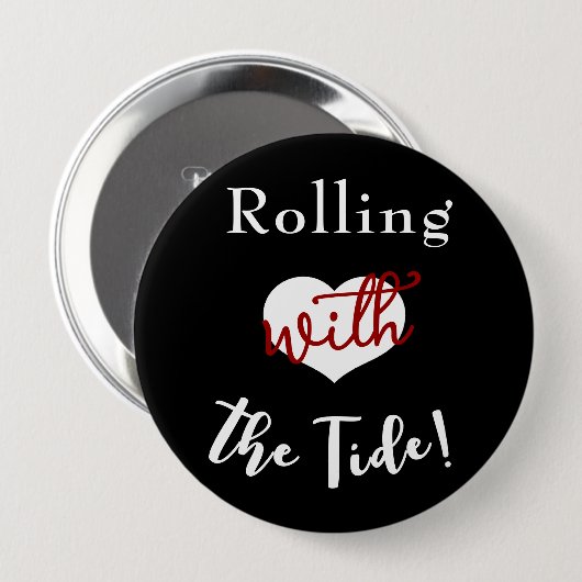 Rollen met de Tide Alabama GameDay Button (Voorkant /achterkant)