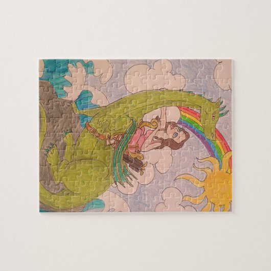 Rollen met dragons legpuzzel (Horizontaal)