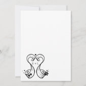 Rollen met IT-bride en gegroet papier, rolletje Save The Date (Achterkant)