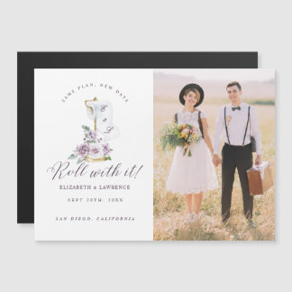 Rollen met IT elegant Violet Florals & toiletpapie