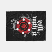 Rollen met it (rolsleutelhanger) fleece deken (Voorkant (Horizontaal))