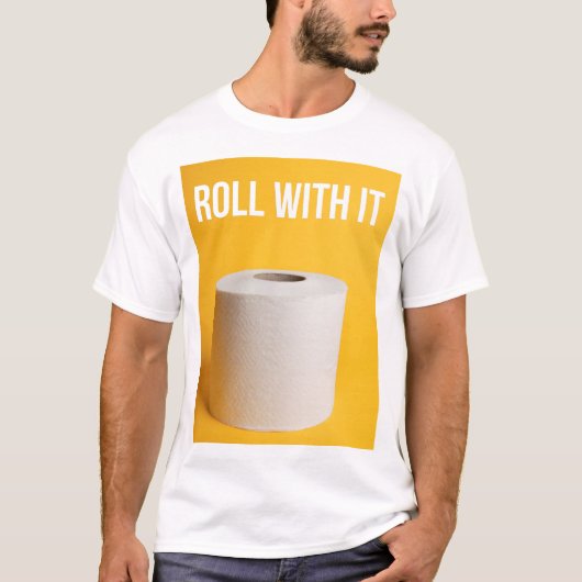 Rollen met IT-toiletpapier T-shirt (Voorkant)