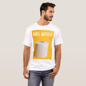 Rollen met IT-toiletpapier T-shirt (Voorkant volledig)