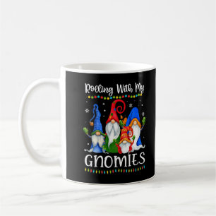 Rollen met mijn Gnomen Grapny Gnome Xmas Lights Bo Koffiemok
