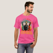 Rollen met mijn Homies Bowling Bowler Team Grappig T-shirt (Voorkant volledig)