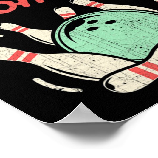Rollen met mijn homies Bowling Bowlers Fun Gift Poster (Hoek)