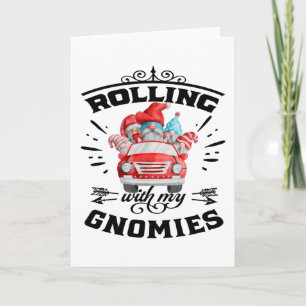 Rollen Met Mijn Kabouters Kerst Kabouters Kaart