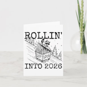 Rollen naar 2026, 2026 Snarky Nieuwjaar  Kaart